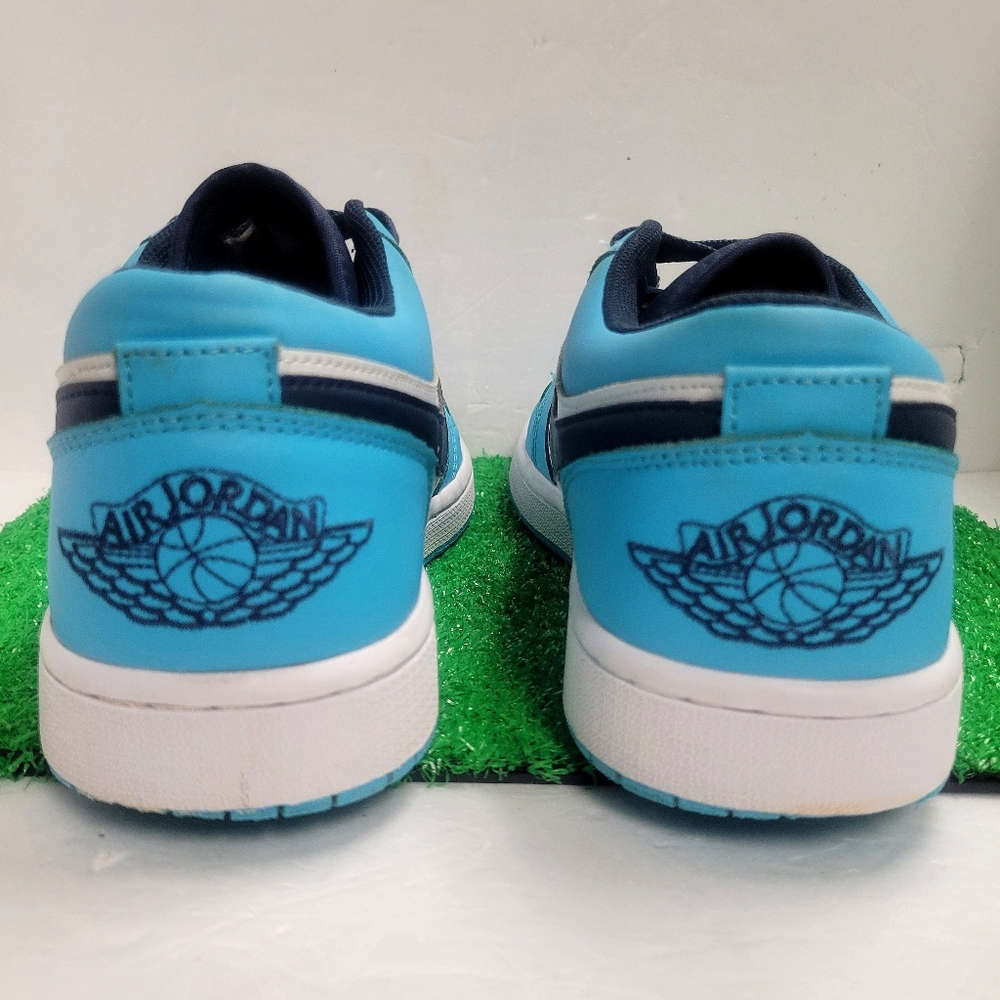Nike Air Jordan 1 UNC Blue 553558-144 Men’s Size 10 Shoes Sneakers Basketball - Picture 4 of 6